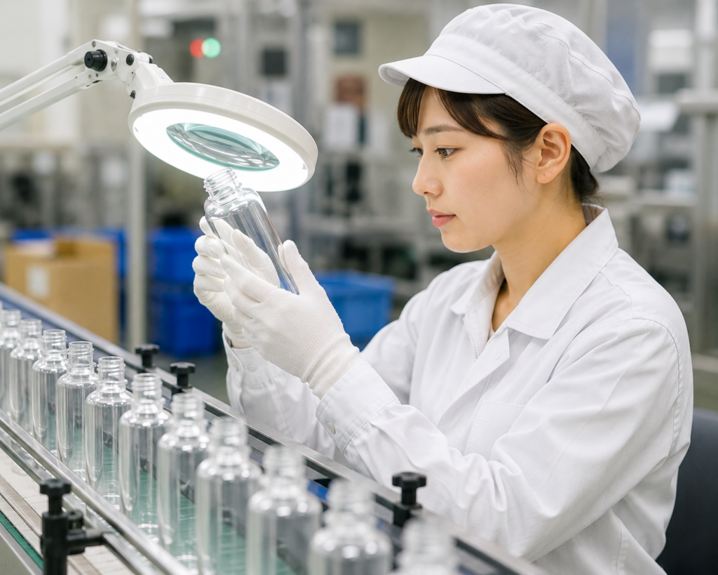 【高時給！】ペットボトル製品の検査など